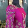Latest Pink Maggam work Blouse