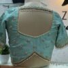 Turquoise Designer Blouse