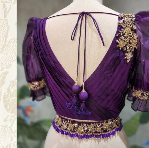 Plum Elegance V-Neck