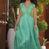 Stylish Jacket Overlay Gown