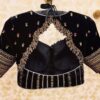 Black Diamond Velvet Blouse