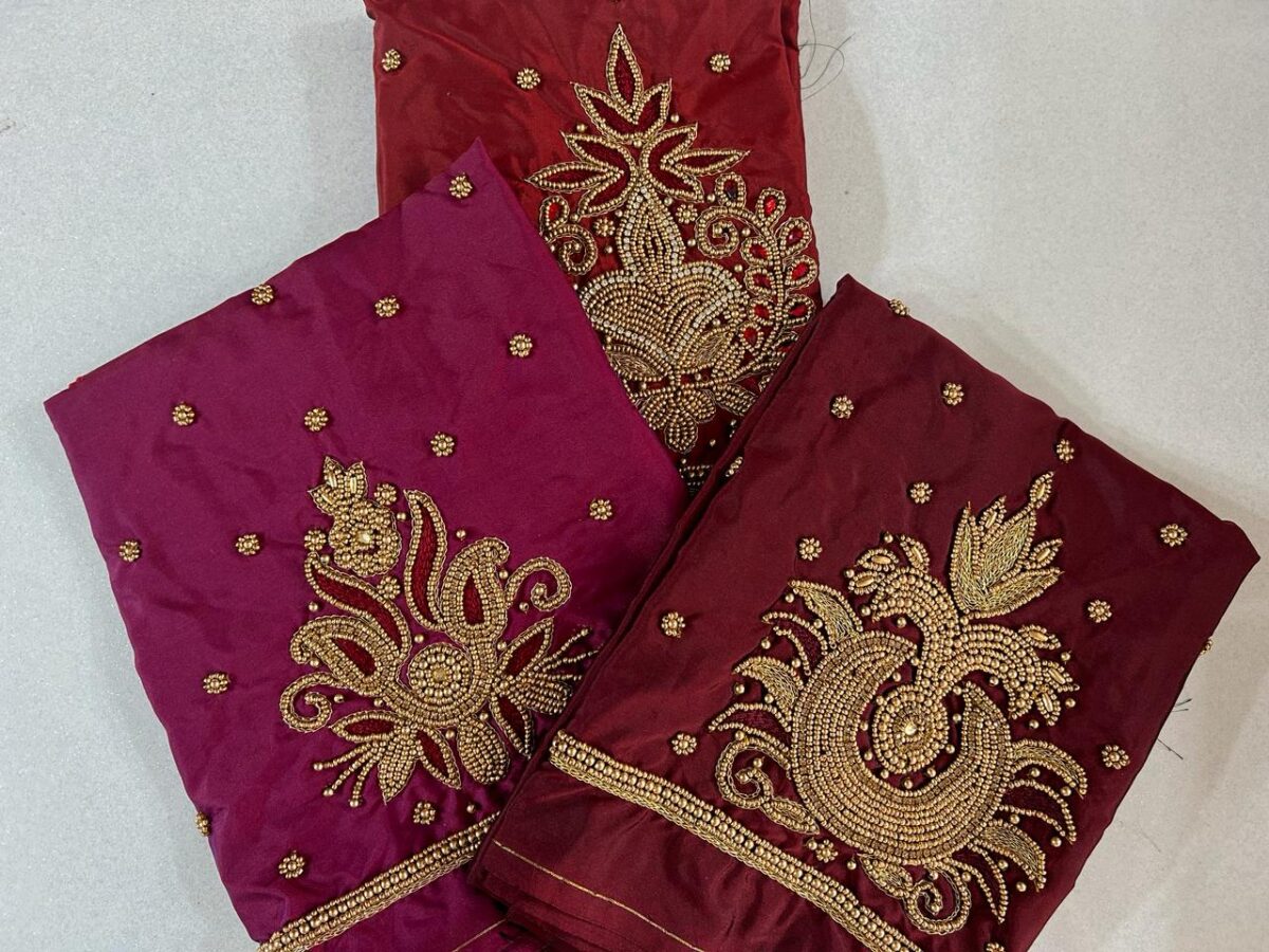 Majestic Maroon Couture - Image 7