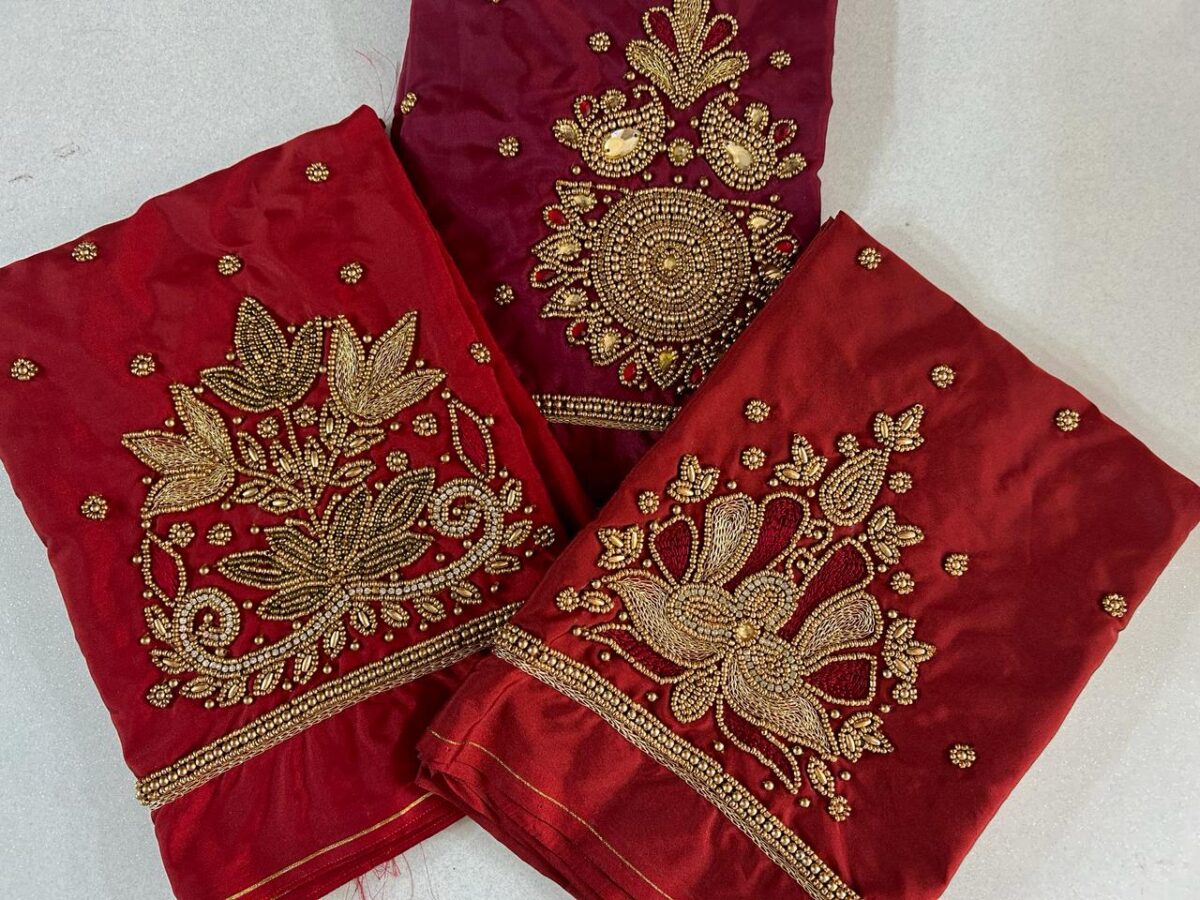 Majestic Maroon Couture - Image 5
