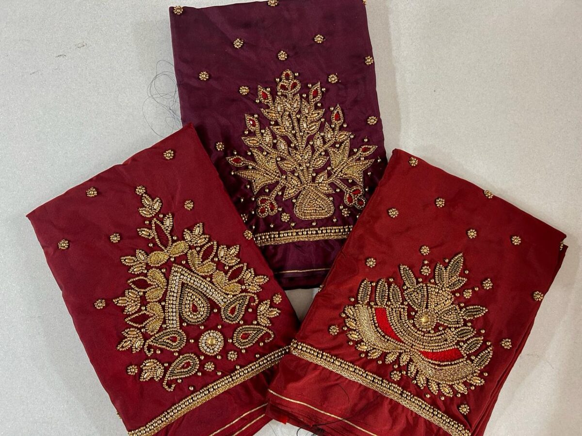 Majestic Maroon Couture - Image 8