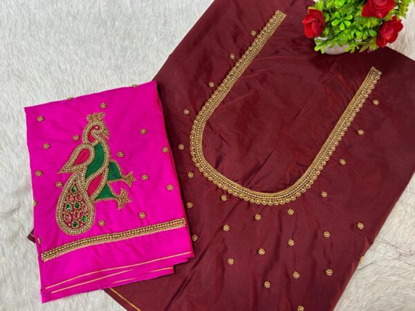 Ethereal Peacock Elegance Blouse