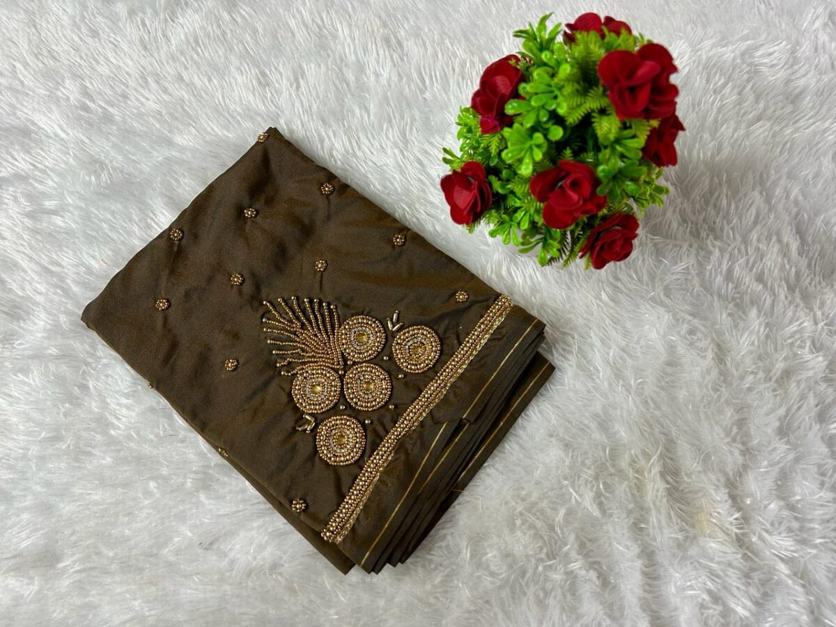 Earthy Blossom Beads Blouse - Image 5