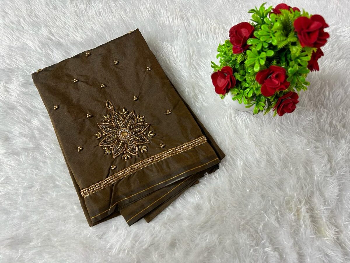 Earthy Blossom Beads Blouse - Image 2