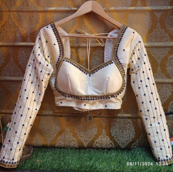 Ethereal Ivory - Timeless Full Sleeve Blouse