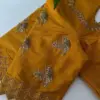 Dazzling Golden Yellow Party Wear Blouse for a Glamorous Look