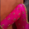 Exclusive Pink Green Kundan Blouse – Evergreen Glamour