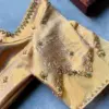 Gold Designer Aariwork Blouse – Drape Elegance Effortlessly