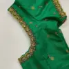 Green Cutwork Blouse – Intricate Designs for Effortless Elegance
