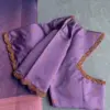 Lilac Ethnic Cutwork Blouse – Chic and Timeless