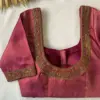 Onion Pink Embellished Blouse – Trendy, Modern, and Sophisticated