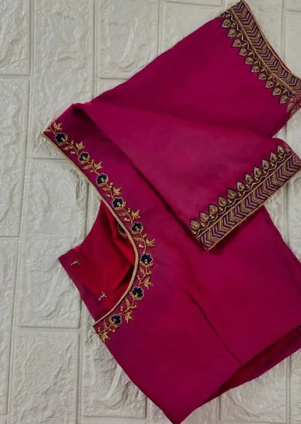 Pink Elegant Latest Blouse – Affordable Luxury for Every Occasion