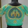 Rama Green Designer Bridal Blouse – Perfect for Weddings