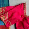 Reddish Pink Ethnic Party Blouse – A Classic Beauty
