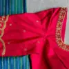 Reddish Pink Ethnic Party Blouse – A Classic Beauty