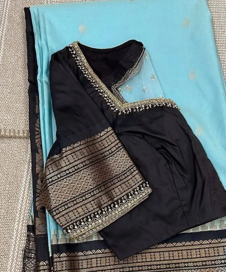 Chic Coffee Brown Minimalist Blouse – Subtle Design for Every Occasion