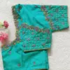 Designer Blue Zardosi Blouse – Perfect for Festive Wear