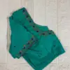 Minimalist Green Zardosi Blouse – A Perfect Blend of Tradition & Simplicity
