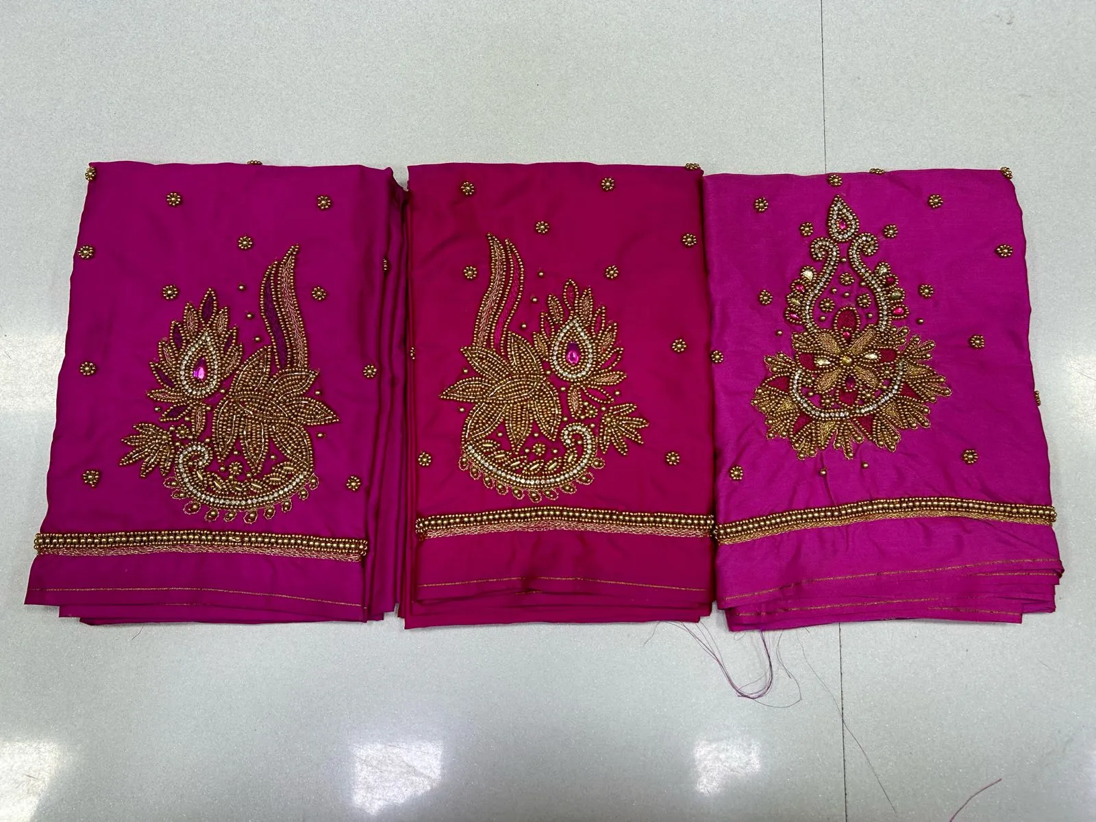 Limited Deal – Designer Pink Buti Work Blouse at Budget Price!