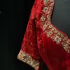 Luxurious Velvet Maggam Work Blouse – Trending Statement Piece!