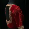 Luxurious Velvet Maggam Work Blouse – Trending Statement Piece!