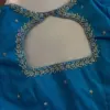 Magnificent Blue Bridal Blouse – Elite Sugar Beads Work for a Timeless Appeal