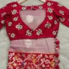 Majestic Bloom – Red Floral Maggam Work Designer Blouse