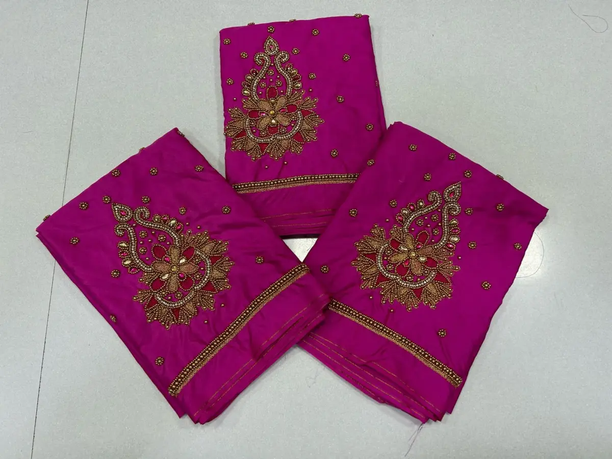 Sparkle in Style – Elegant Beads Work Blouse at Exclusive Offer Price