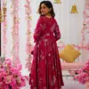 Stylish Aura Maroon Suit with Dupatta