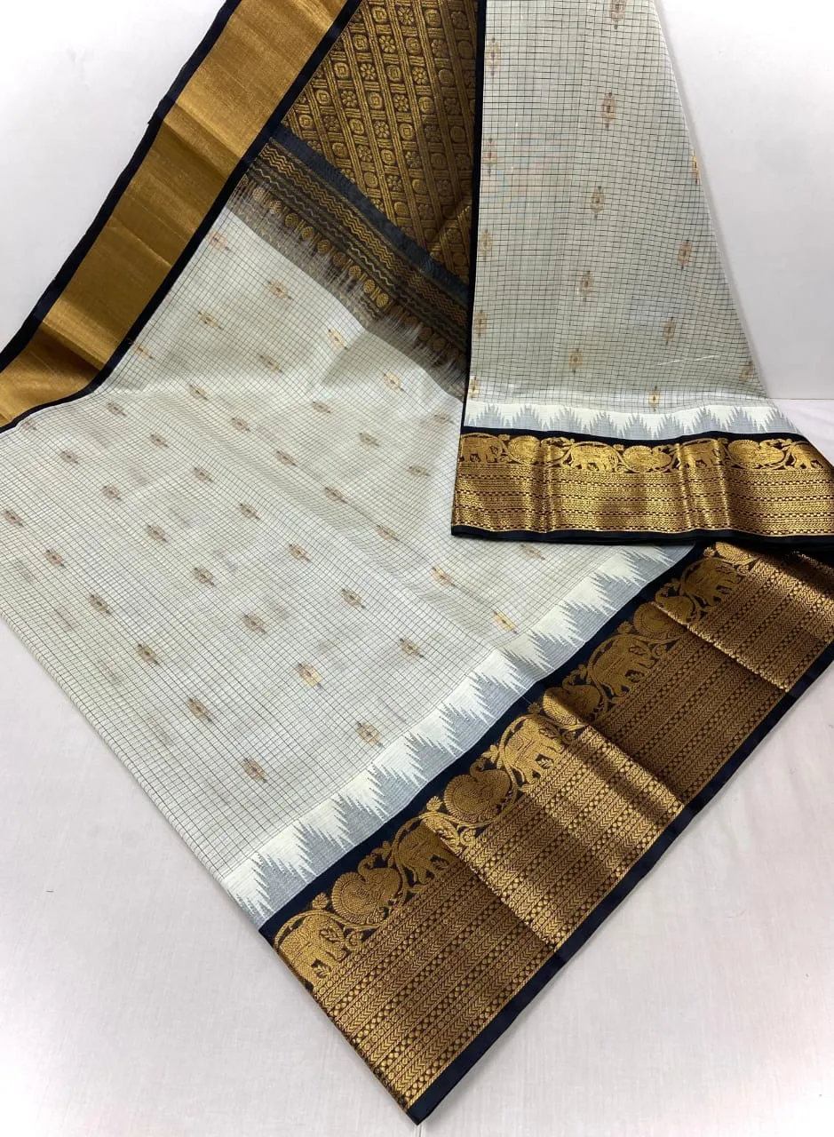 Traditional Kuppadam Pattu Handloom Silk Saree