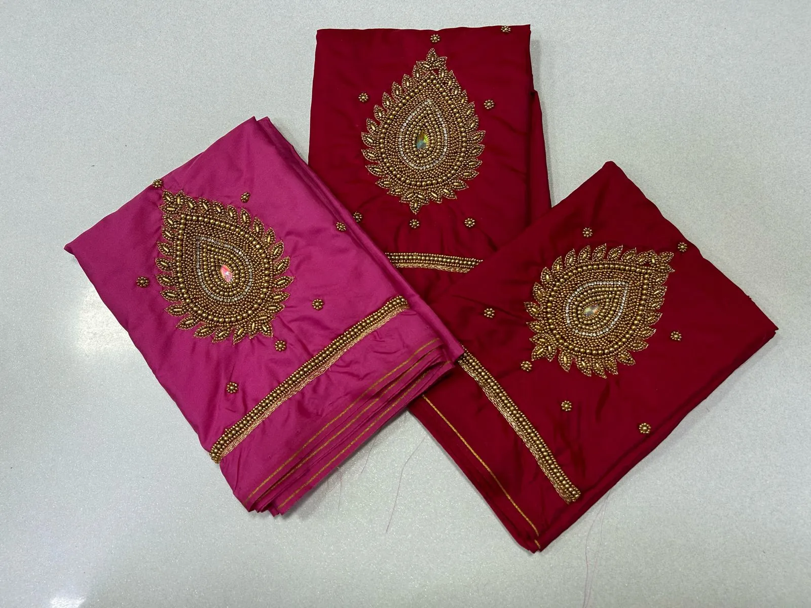 Unlock Elegance – Stunning Beads Maggam Work Blouse at Best Price