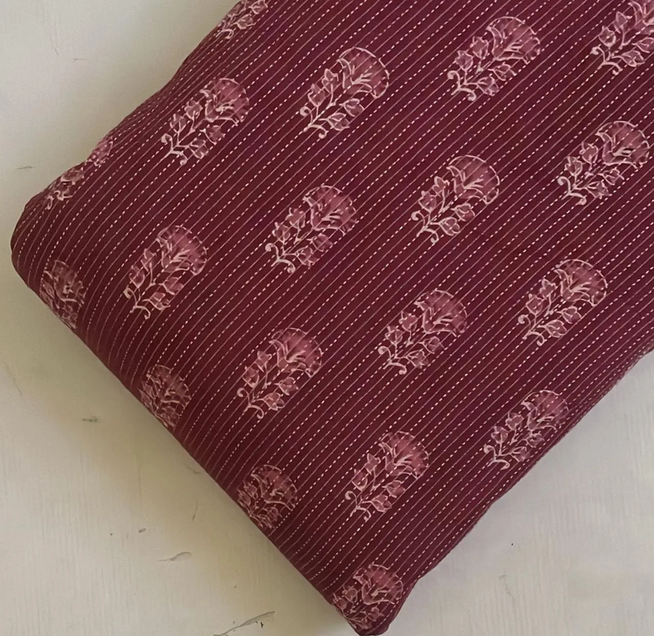 Artisanal Beauty – Premium Kantha Embroidery Frock for Elegant Occasions