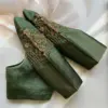 Bold & Beautiful – Dark Green Designer Maggam Work Trending Blouse