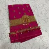 Divine Elegance – Laxmi Idol Maggam Work Blouse at Unbeatable Price