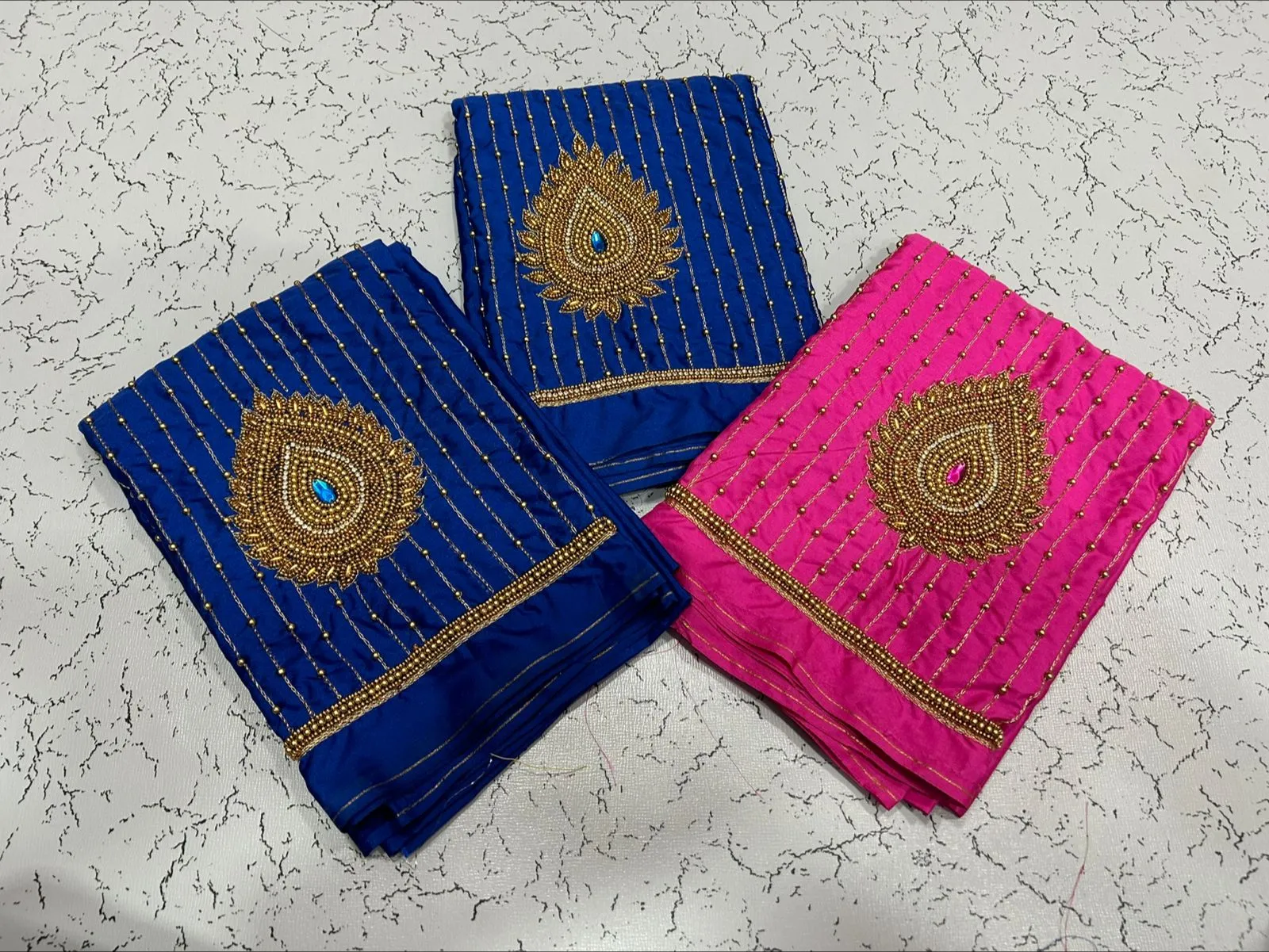 Elegant Tilakam Buti Lines Design Blouse – Latest Trend at Exclusive Offer!