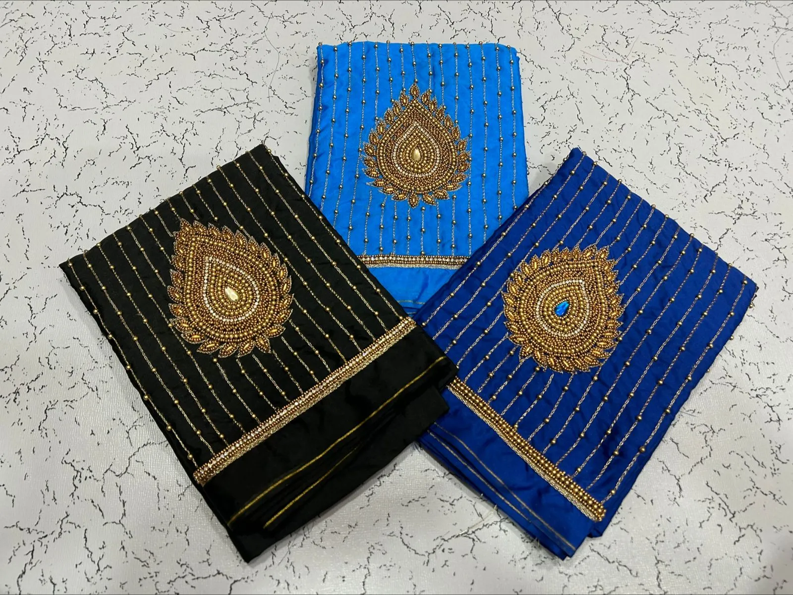 Elegant Tilakam Buti Lines Design Blouse – Latest Trend at Exclusive Offer!