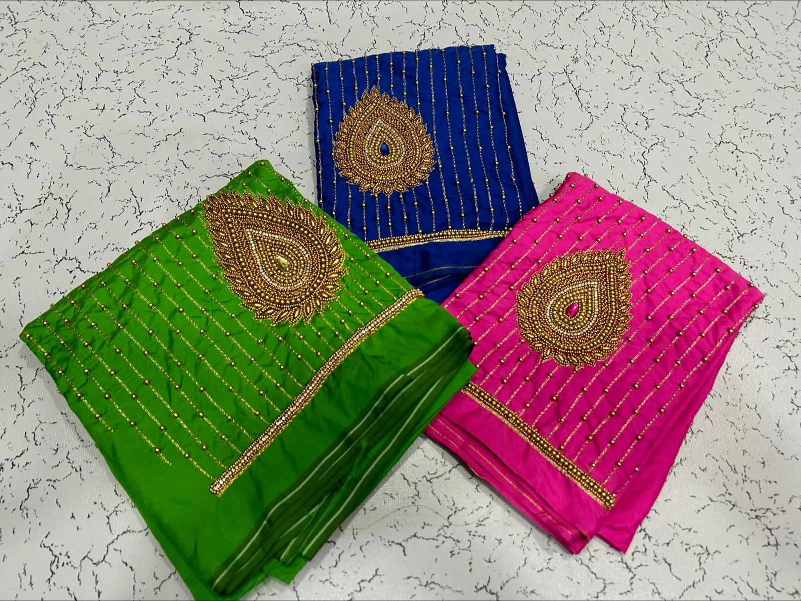 Elegant Tilakam Buti Lines Design Blouse – Latest Trend at Exclusive Offer!