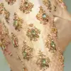 Ethereal Elegance – Beige Bridal Maggam Work Blouse for Timeless Grace