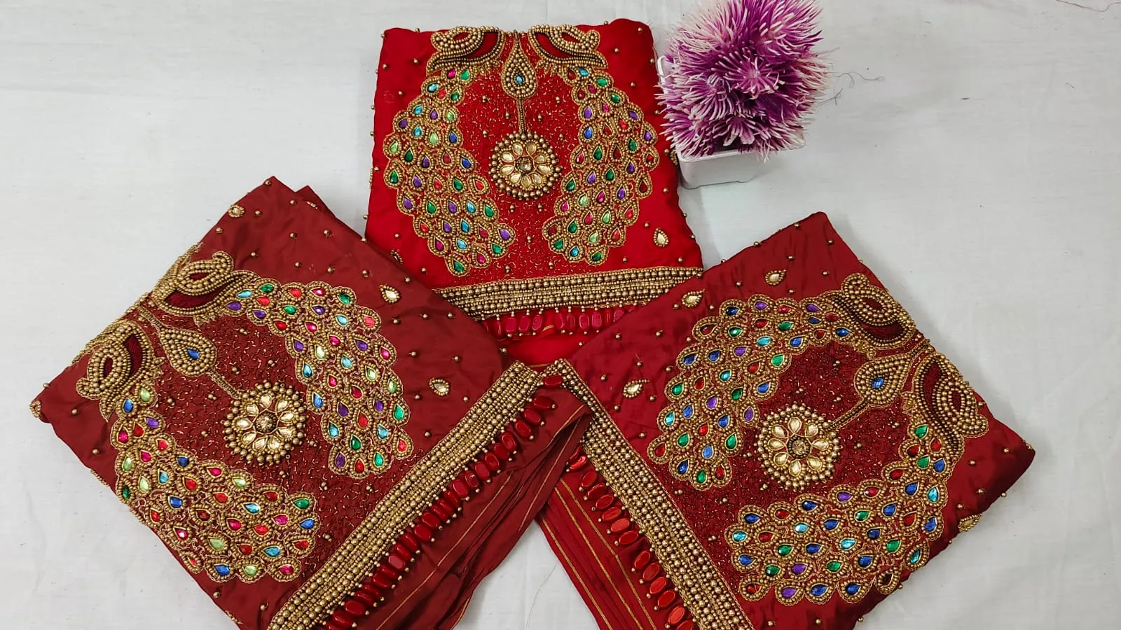 Exquisite Peacock Bridal Aari Work Blouse – Grand Offer Alert!