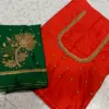 Graceful Lotus Elegance – Designer Beads Aari Work Blouse at Offer Price