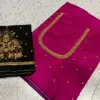 Limited Time Offer – Elegant Buti Beads Aari Work Blouse