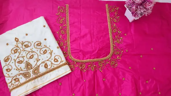Majestic Kodi Designer Aariwork Blouse – Limited-Time Offer