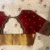 Majestic Maroon Peacock Maggam Work Blouse – Royal Elegance Redefined!