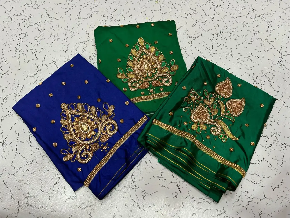 Premium Buti Aari Work Blouse – Sophistication Now on Sale!