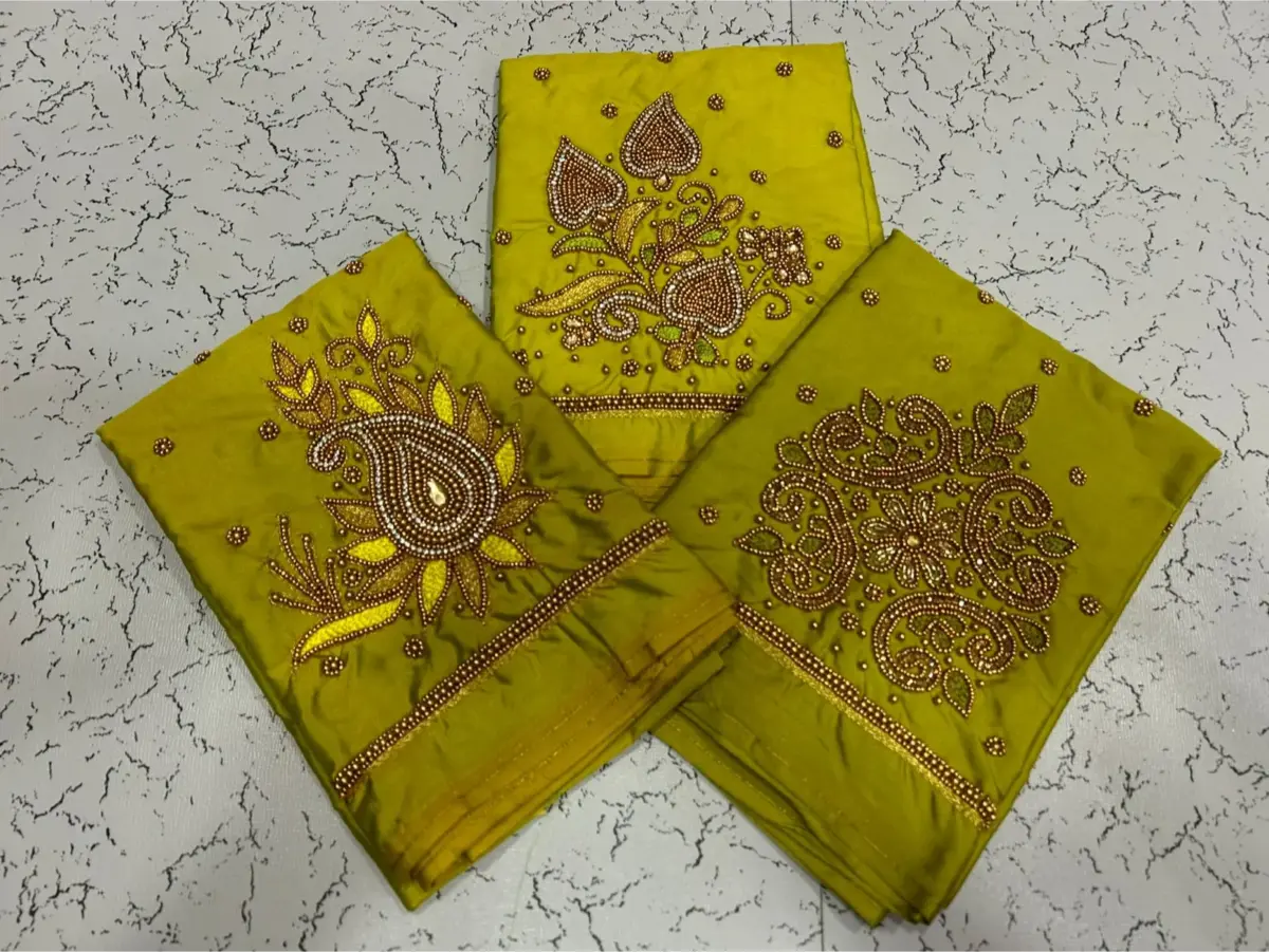 Radiant Elegance – Kundan Aariwork Blouses at Exclusive Offer Prices