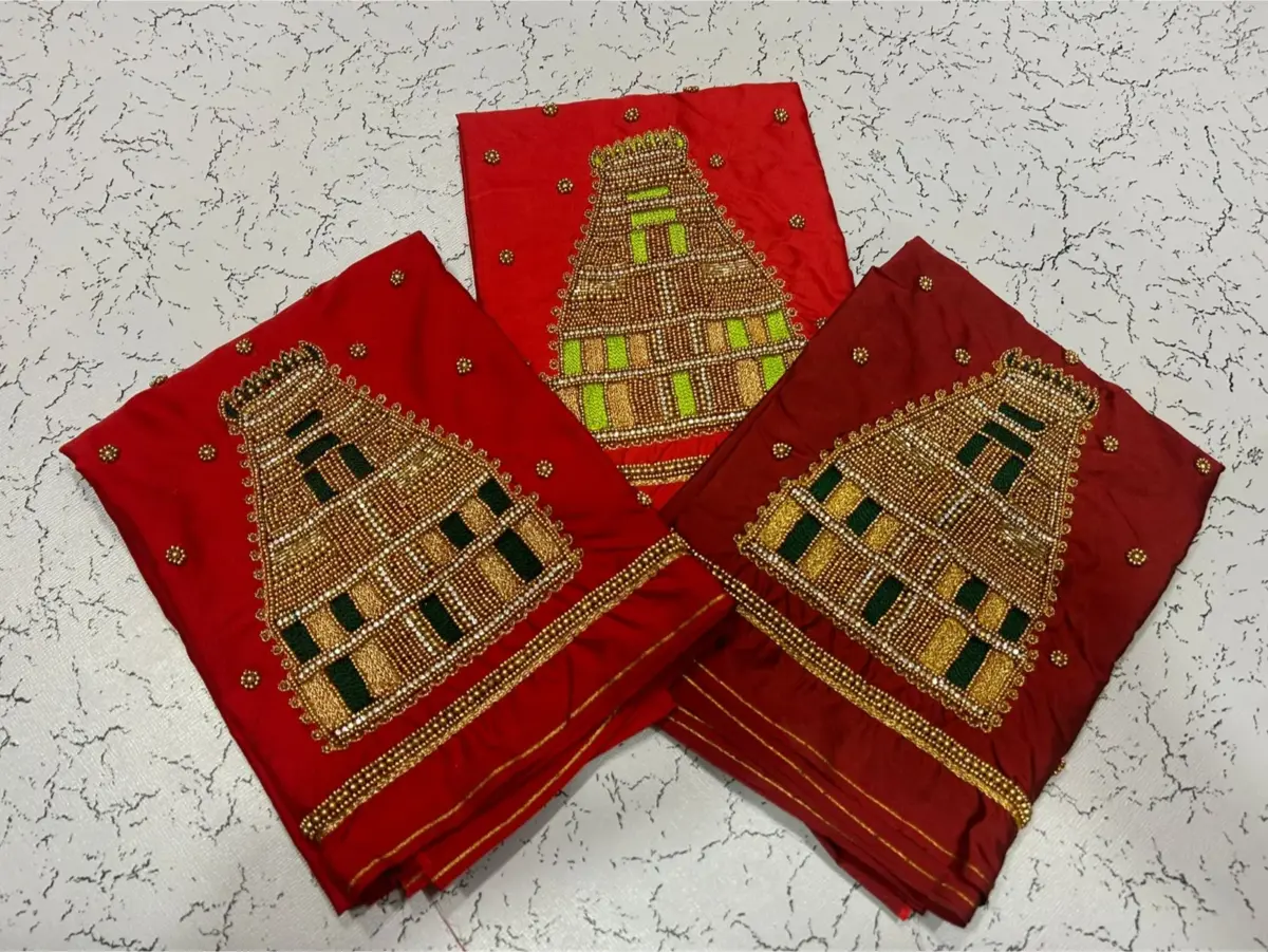 Timeless Traditional Temple Maggam Work Blouse – Divine Elegance Redefined!