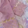 Baby Pink Aari Work Blouse – Elegant Handcrafted Designer Wear for Weddings